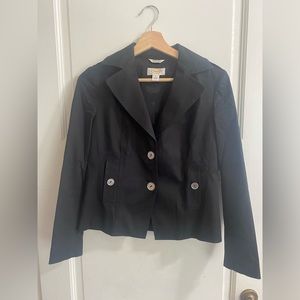 Talbots petite stretch cotton blazer